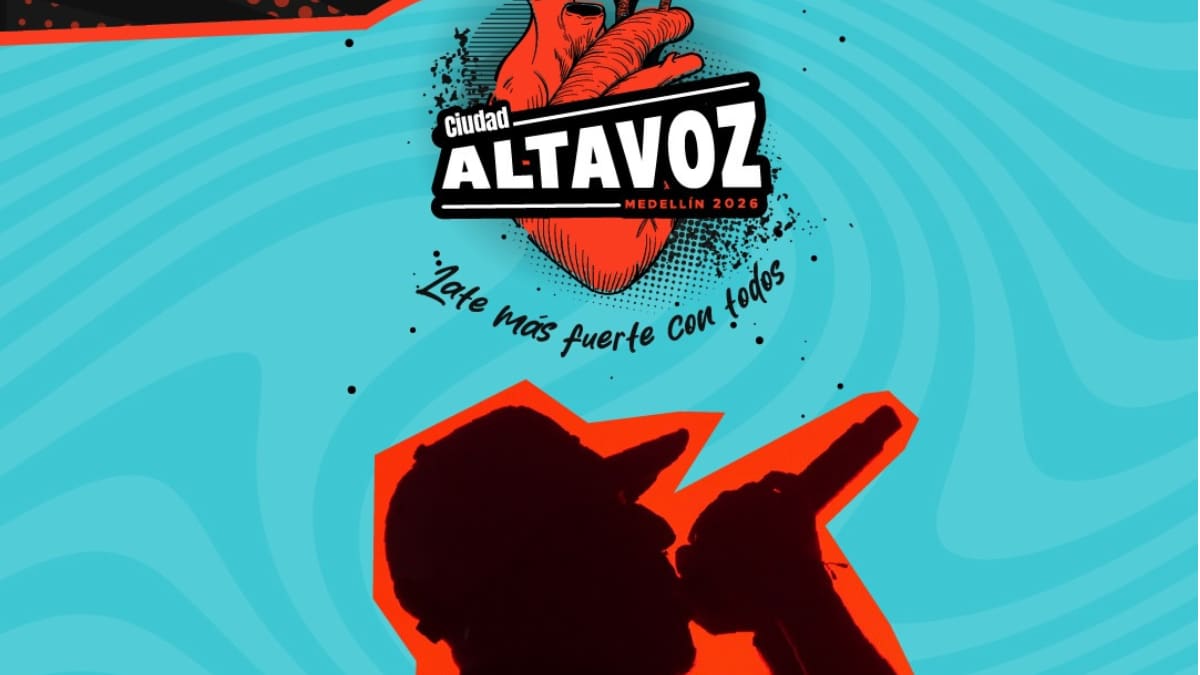 ¡Es gratis! Ciudad Altavoz 2026 comienza este viernes: electrónica, reggae y más en Medellín