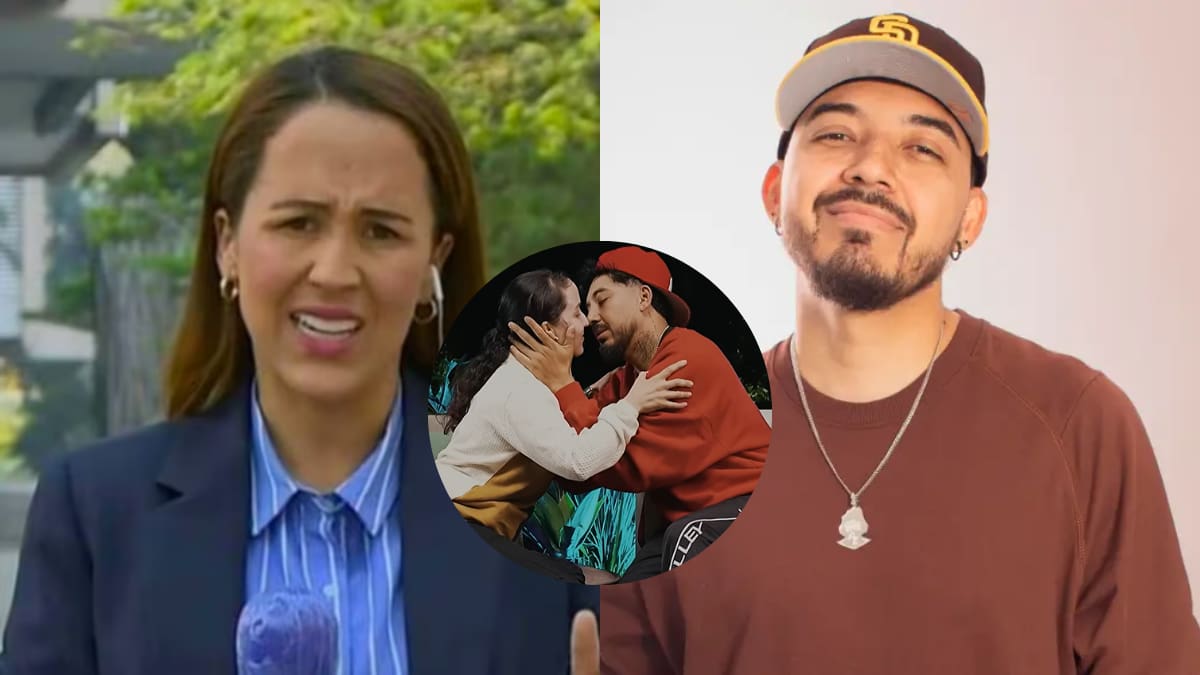 VIDEO: Erika Zapata besó a Lokillo en plena entrevista y el momento es viral ¿Nace un nuevo amor?