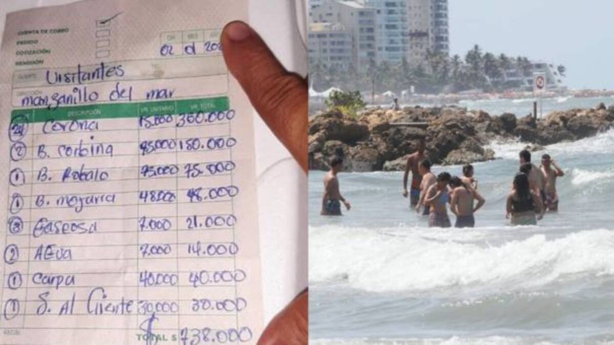 Turistas en Cartagena denuncian que los estafaron con una cuenta de casi $750.000 pesos