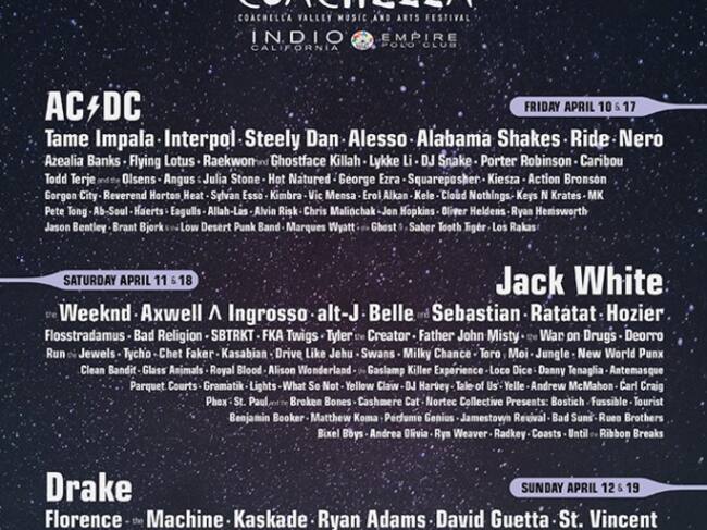 Foto: Facebook/Coachella