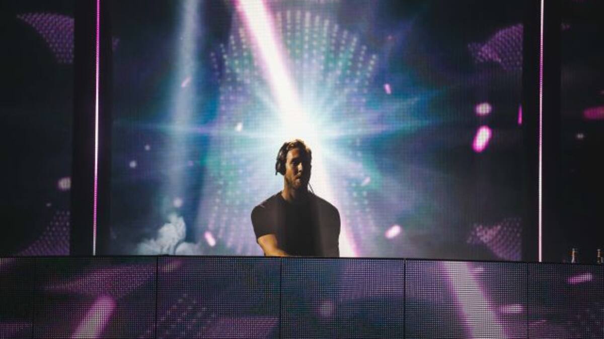 Así fue la presentación de Calvin Harris en el iTunes Festival