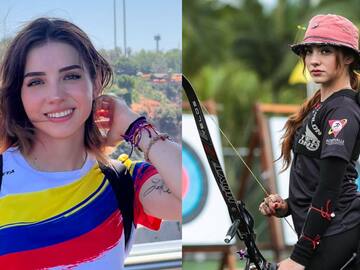 Ella es Valentina Acosta Giraldo, la bella arquera que representó a Colombia en los Olímpicos