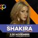 LOS40: EMISORA OFICIAL DEL CONCIERTO DE SHAKIRA EN COLOMBIA.