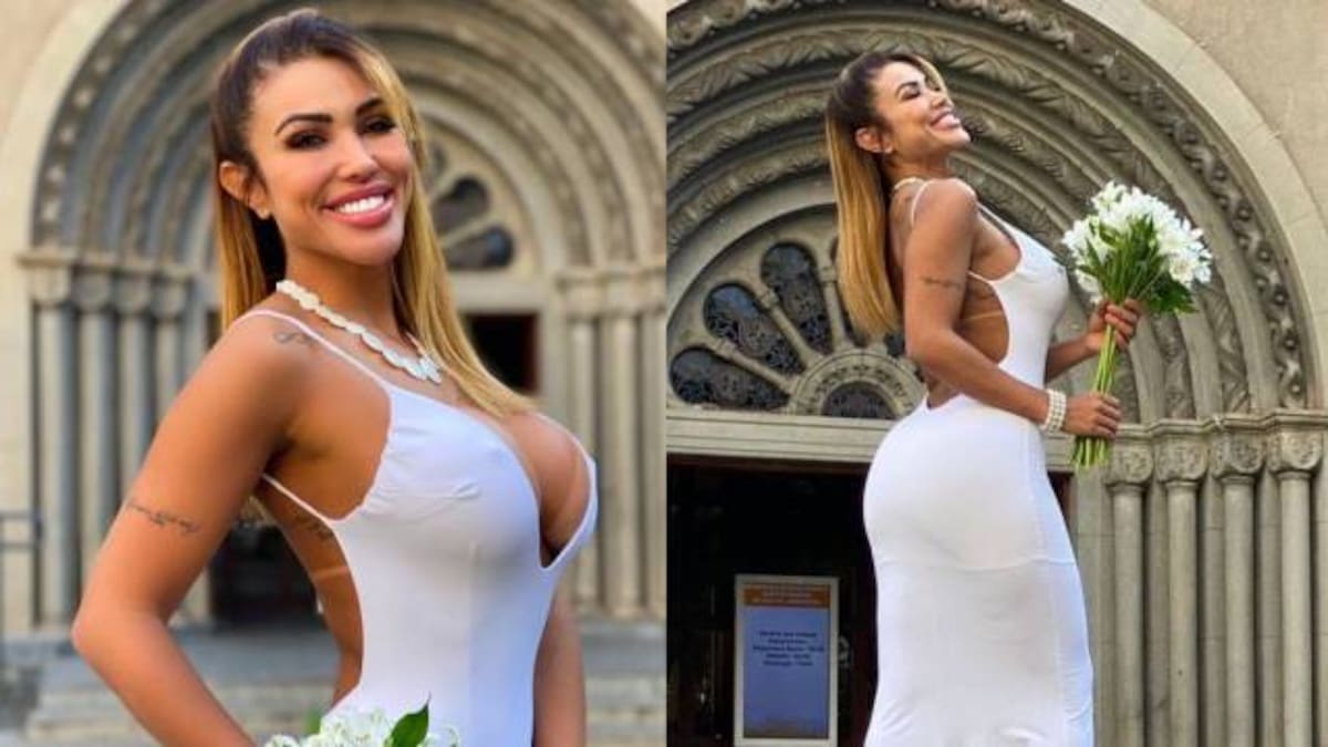 Modelo se cansó que le preguntaran su estado civil y se casó con ella misma