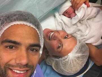 Nació la quinta hija de Falcao y Lorelei; revelaron su rostro con las primeras fotografías