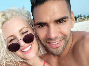 Ella es Lorelei Tarón, la esposa del 'Tigre' Falcao y madre de sus cinco hijos