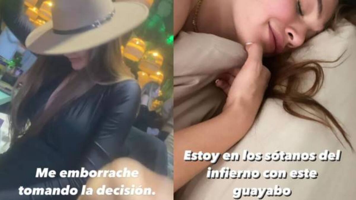 “Coman bien antes de beber”: Lina Tejeiro se emborrachó y el guayabo le dio durísimo