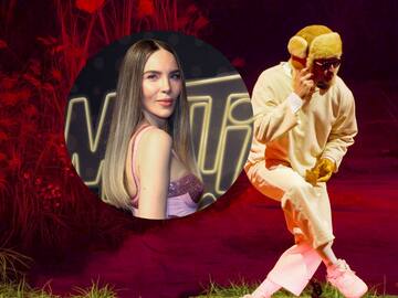 Bad Bunny y Belinda causan furor con tensionante baile en concierto del conejo malo