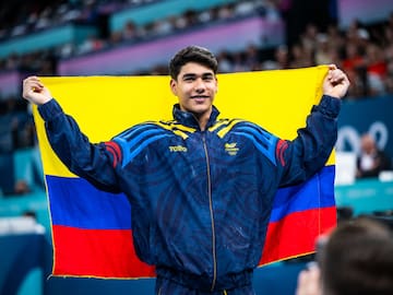 Ella sería la novia de Ángel Barajas, el medallista olímpico colombiano; también es gimnasta