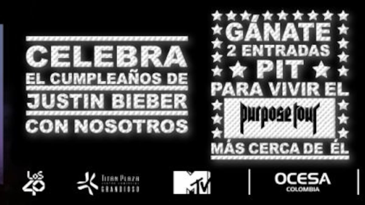 Celebra con LOS40 el cumpleaños de Justin Bieber