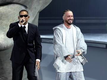 J Balvin contó detalles de su presentación en Coachella con Will Smith: "le mande fotos rezando"