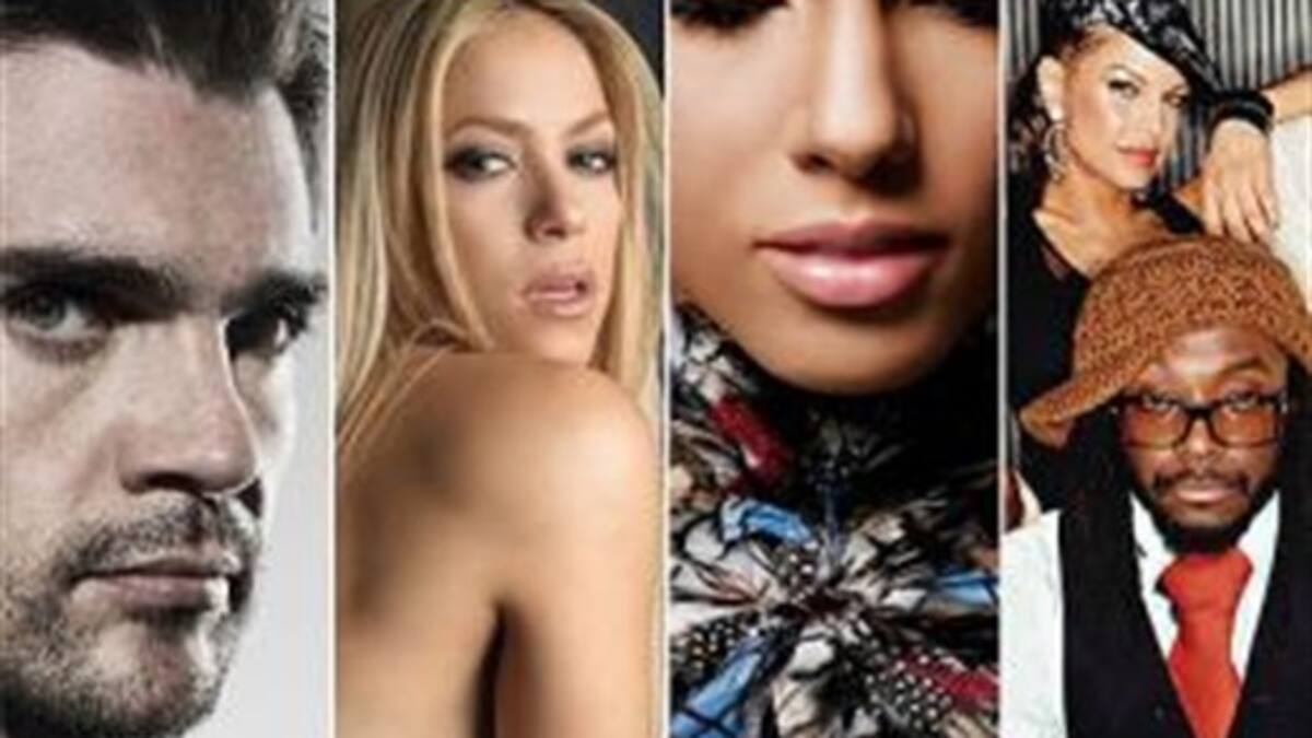 Juanes, Shakira, Alicia Keys y Black Eyed Peas inauguran el Mundial de Sudáfrica 2010