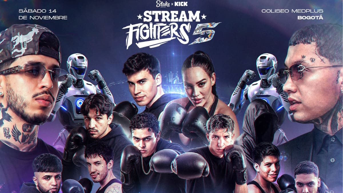 Estos son los enfrentamientos oficiales de Stream Fighters 5; Blessd y WestCol se enfrentan en el ring