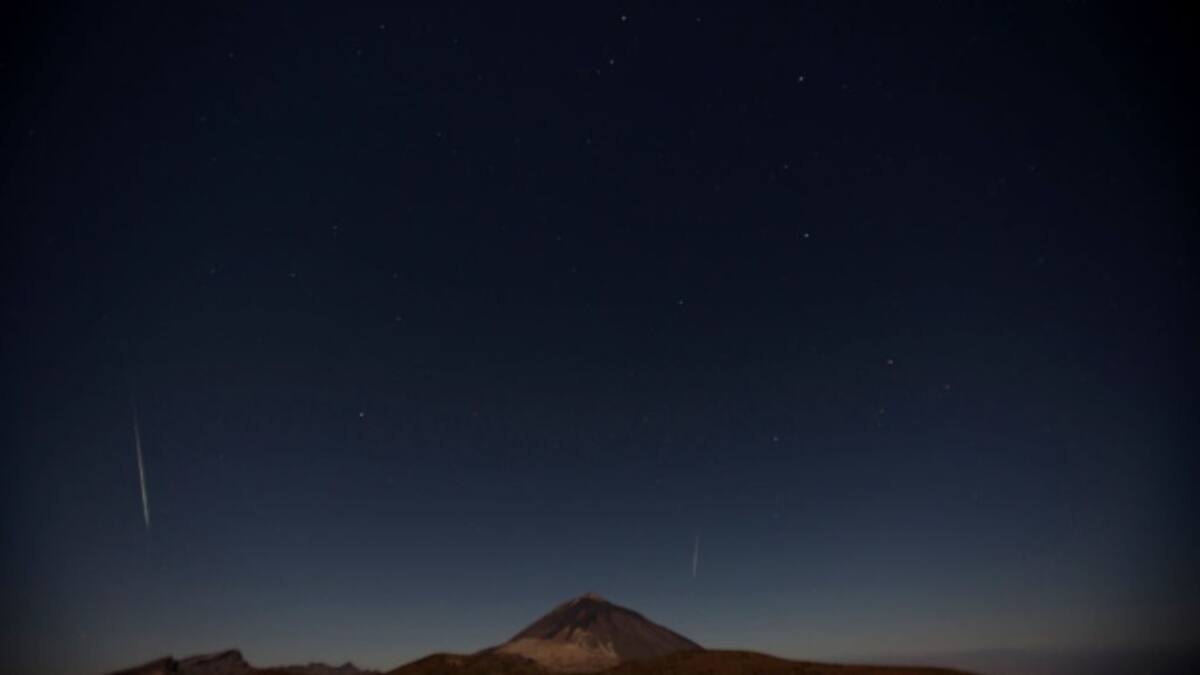 Estas son las imagenes de la caída de un meteorito en Detroit