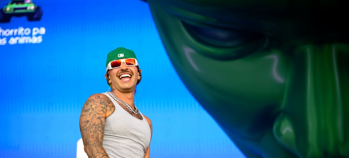 Feid performs live on stage during the 5th Lollapalooza Paris Festival on July 19, 2025 in Paris, France. Kristy Sparow/Getty Images