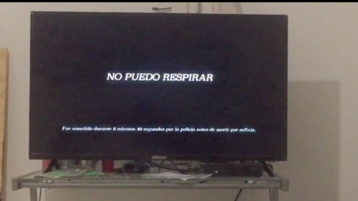 Canales de TV dejan su pantalla negra como protesta por la muerte de George Floyd