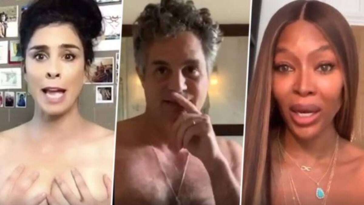 Mark Ruffalo, Naomi Campbell y más famosos se desnudan para incentivar al voto