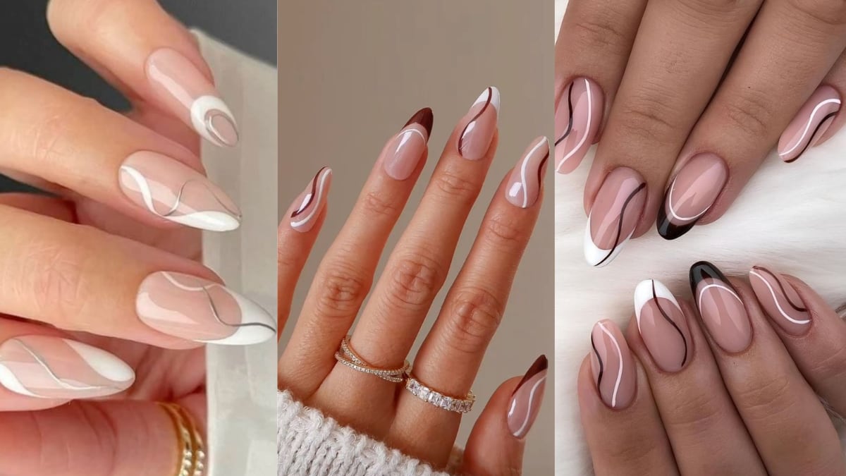 Uñas abstractas | Créditos: Pinterest