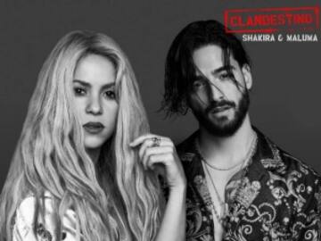 Shakira y Maluma presentan gifs de lo que será su video para 'Clandestino'