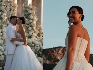 Este es el millonario valor del vestido de matrimonio de Nicole Betancur, esposa de Rels B