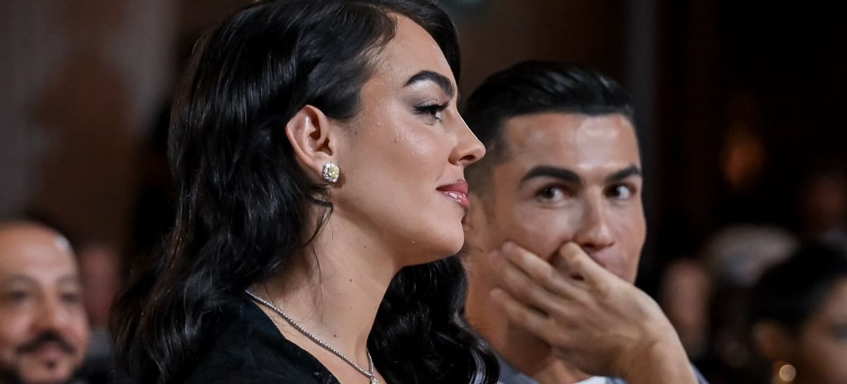 Georgina Rodríguez y Cristiano Ronaldo // Crédito: Getty Images.