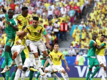 ASÍ CELEBRARON EL GOL DE MINA EN EL ESTADIO DE SAMARA