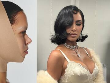 Faja para la papada: el producto viral que lanzó Kim Kardashian; ¿sí sirve?