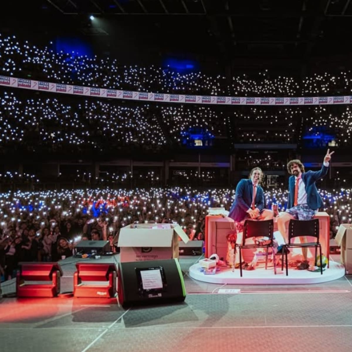 Camilo Sánchez y Camilo Pardo regresan al Movistar Arena con Fuck News; esto es lo que se sabe
