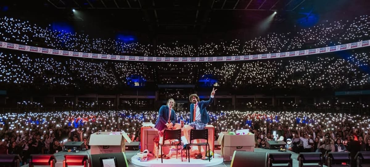 Fuck News Movistar Arena | Créditos: @viejopomo