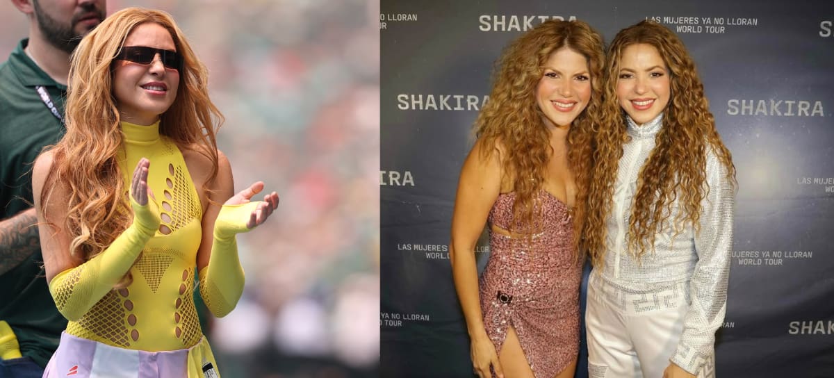 Créditos: Shakira y Shakibecca su imitadora - Foto tomada de Getty Images y Redes Sociales