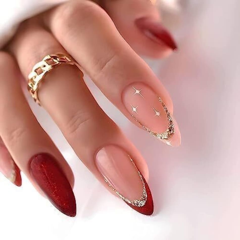 7 diseños de uñas para recibir Año Nuevo: atraen amor, prosperidad ...