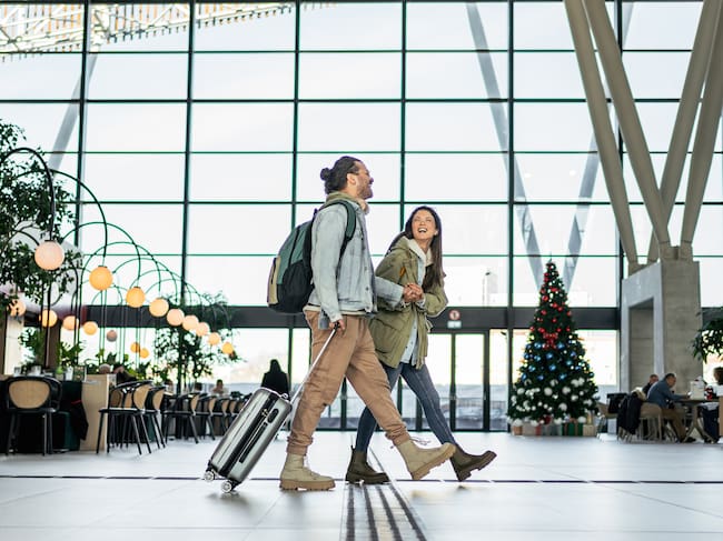 Viaje en navidad (créditos: GettyImages)