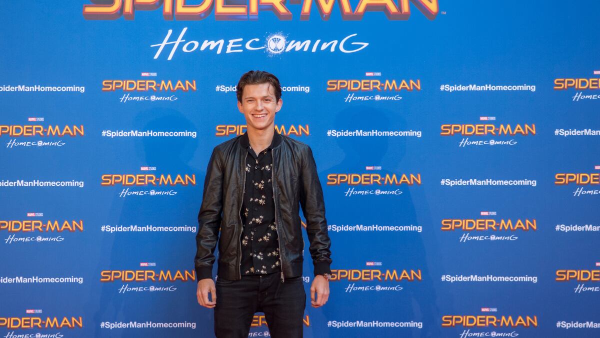 Tom Holland promocionando la película en Barcelona | Getty images