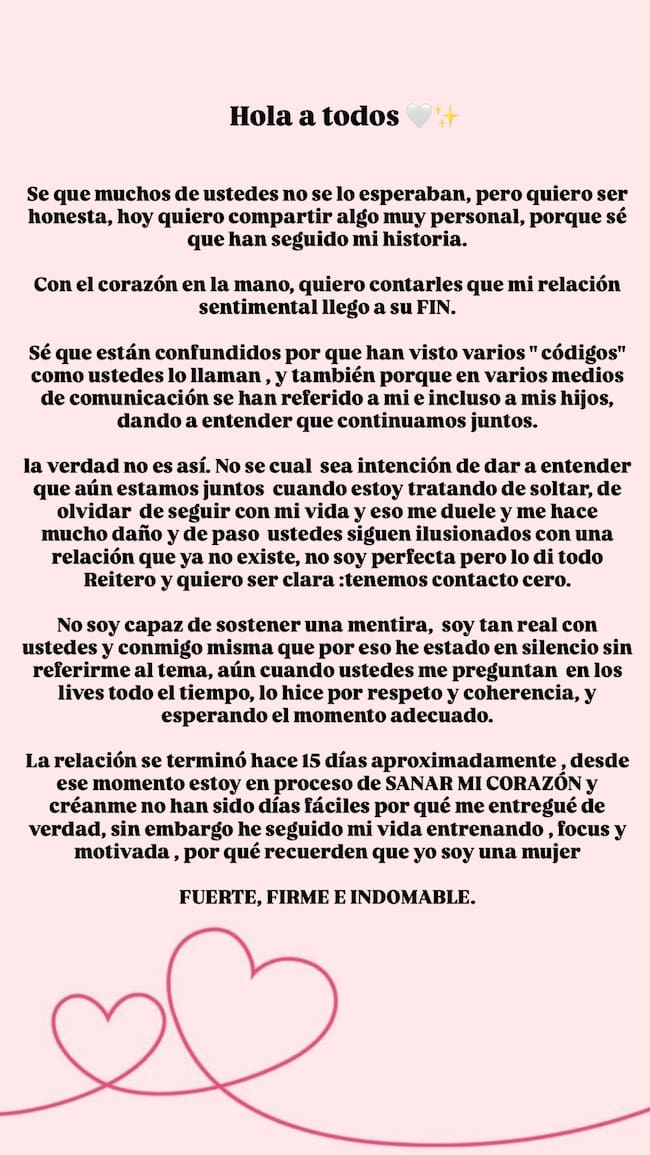 Créditos: Karina García - Historias de Instagram