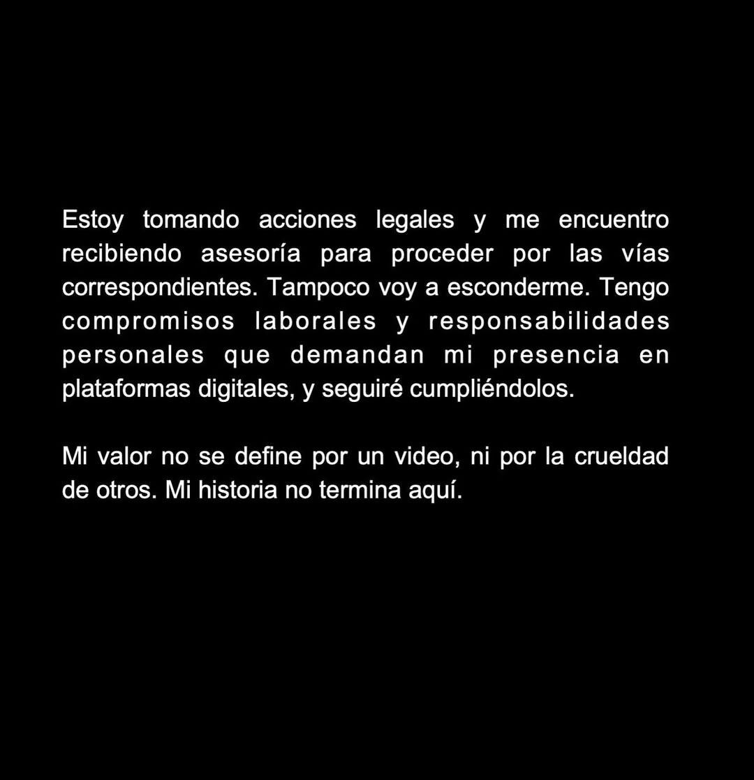 Isabella Ladera se pronunció en Instagram sobre Beéle