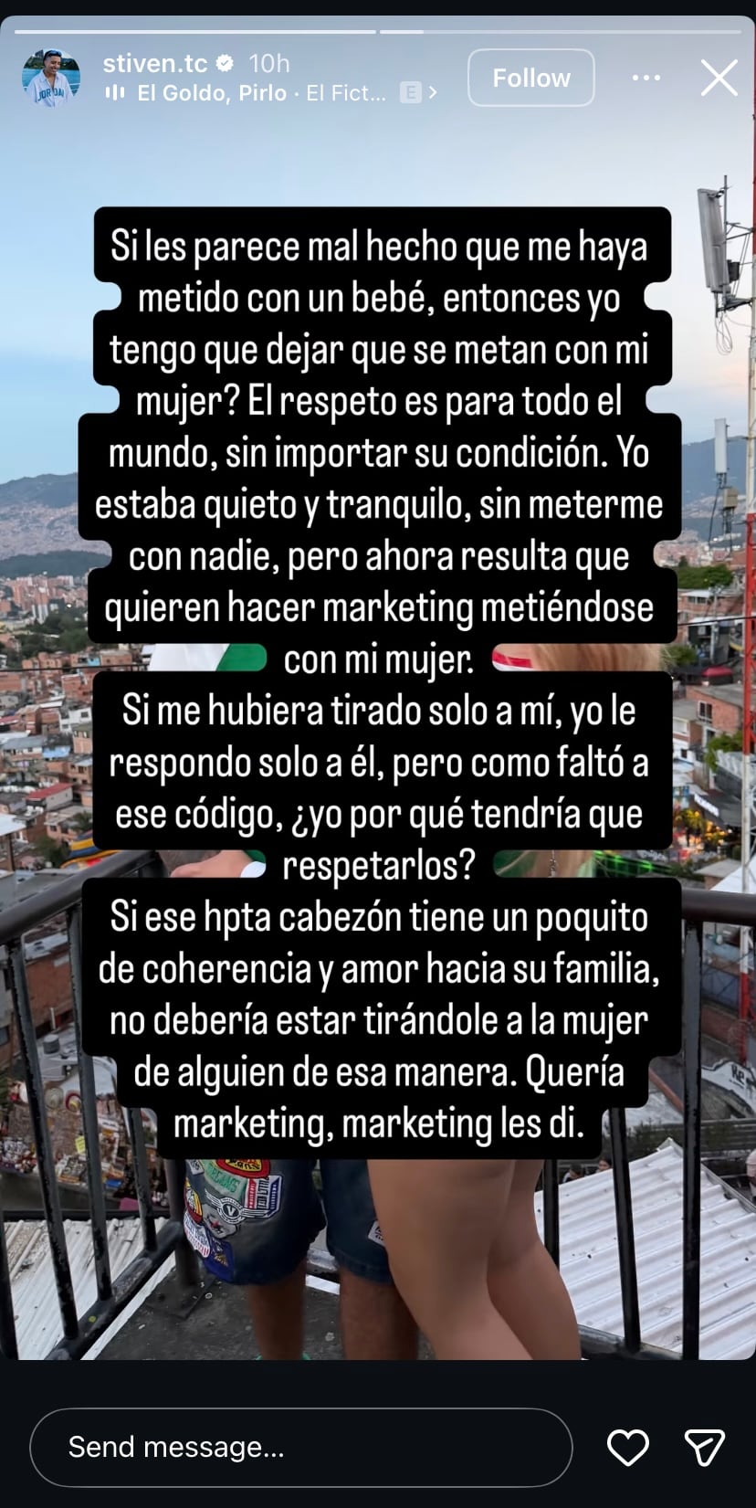 Screenshot / Créditos: ig @stiven.tc