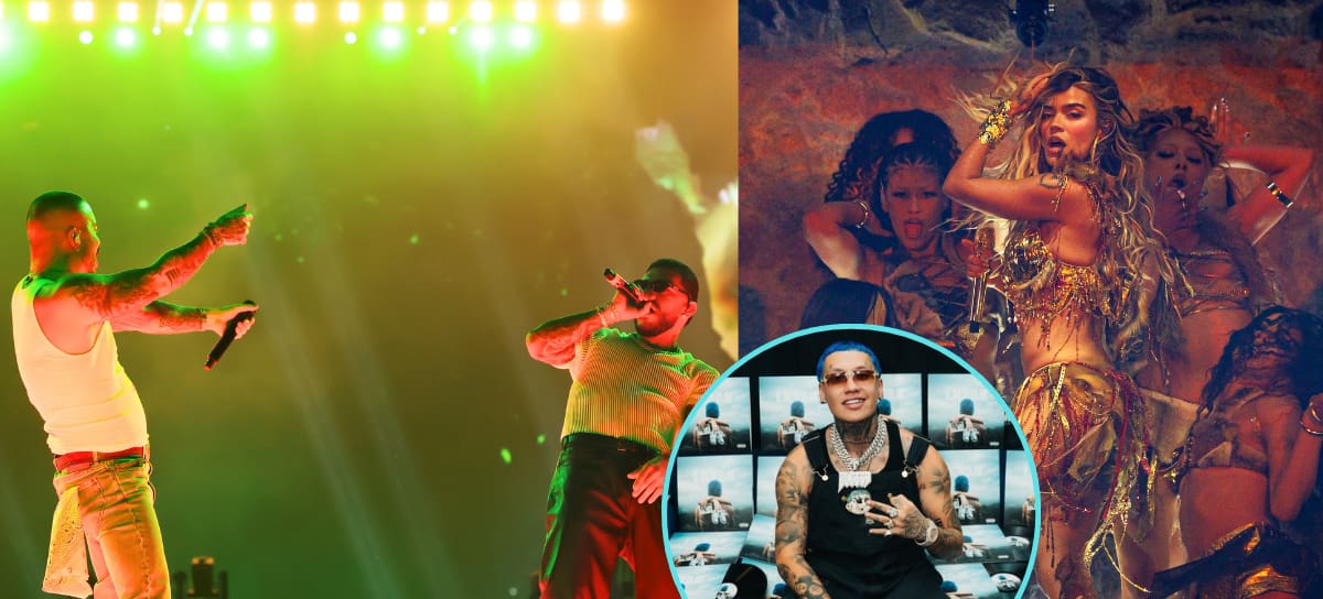 Créditos: J Balvin, Ryan Castro, Blessd y Karol G - Getty Images