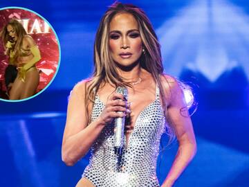Jennifer López sufrió accidente en pleno concierto y se le cayó parte de su falda: video
