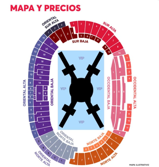 Créditos: Precios para el concierto de BTS en Colombia - Ticketmaster