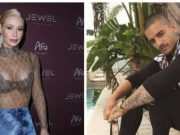 El encuentro cercano entre Iggy Azalea y Maluma