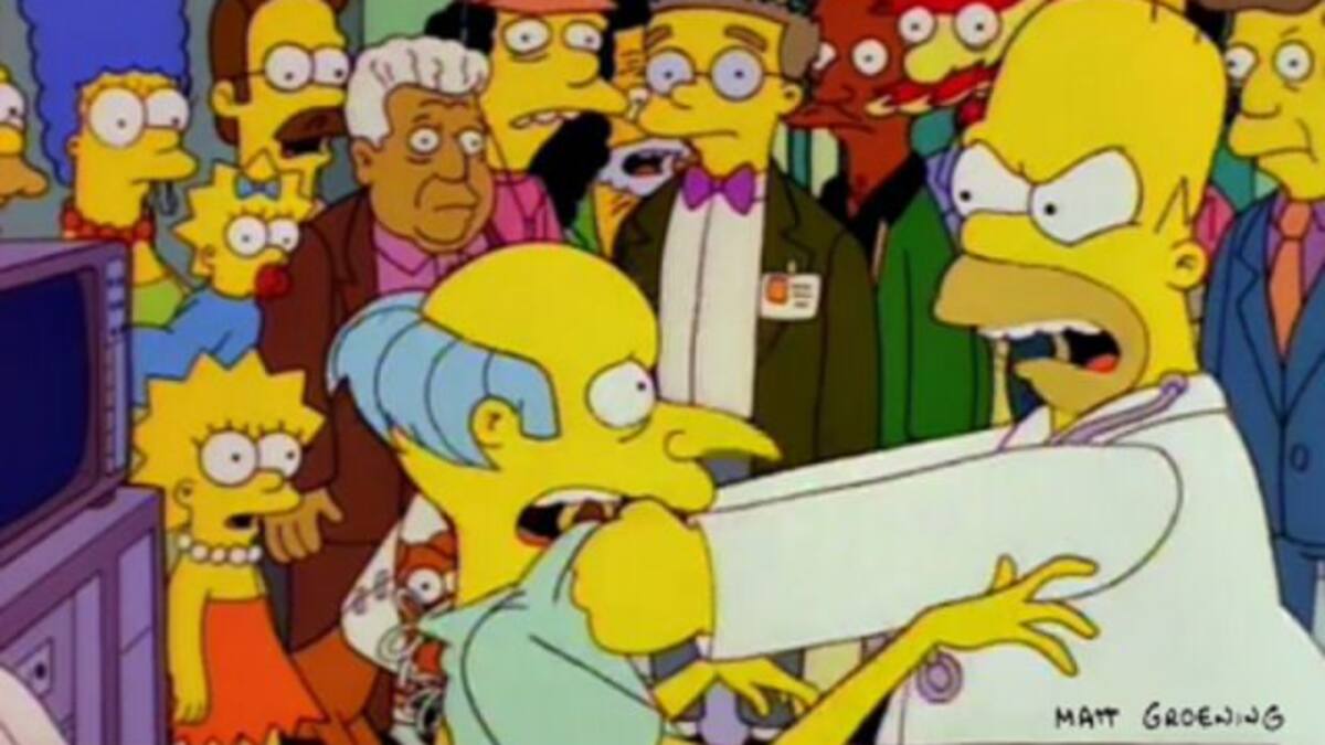 El señor Smithers de Los Simpsons abandona al señor Burns en la nueva temporada