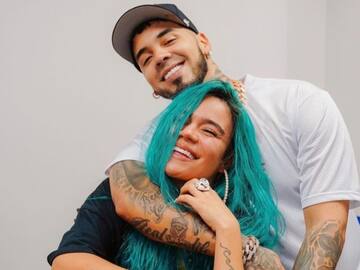 ¿No la puede ni escuchar? La agresiva reacción de Anuel AA cuando le preguntaron por Karol G