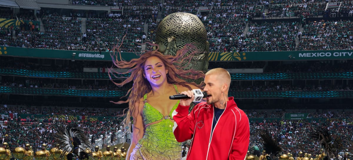 Justin Bieber, Shakira la Copa Mundial de la FIFA 2026 | Créditos: Getty Images