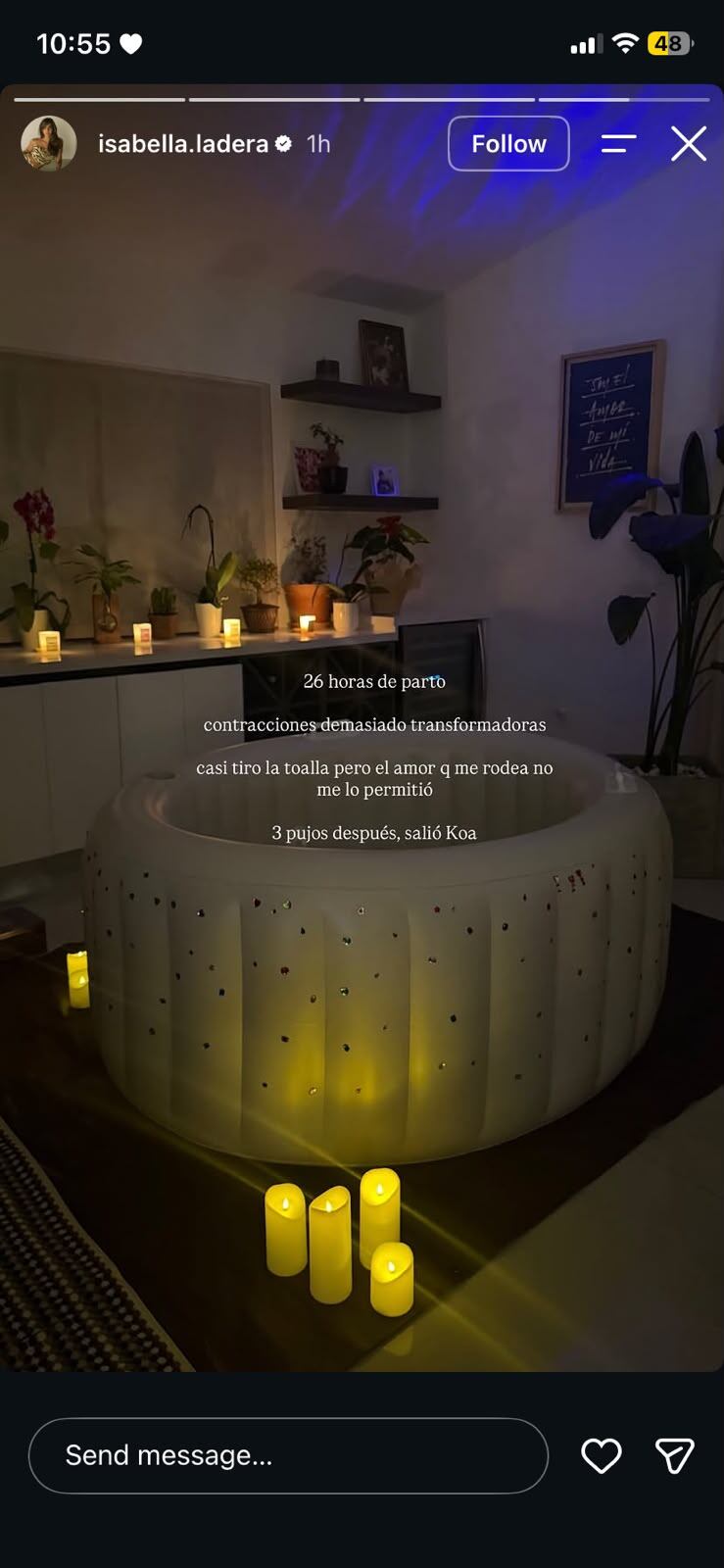 Parto de Isabella Ladera | IG