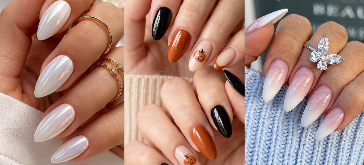 Diseño uñas tendencia Octubre | Créditos: Pinterest