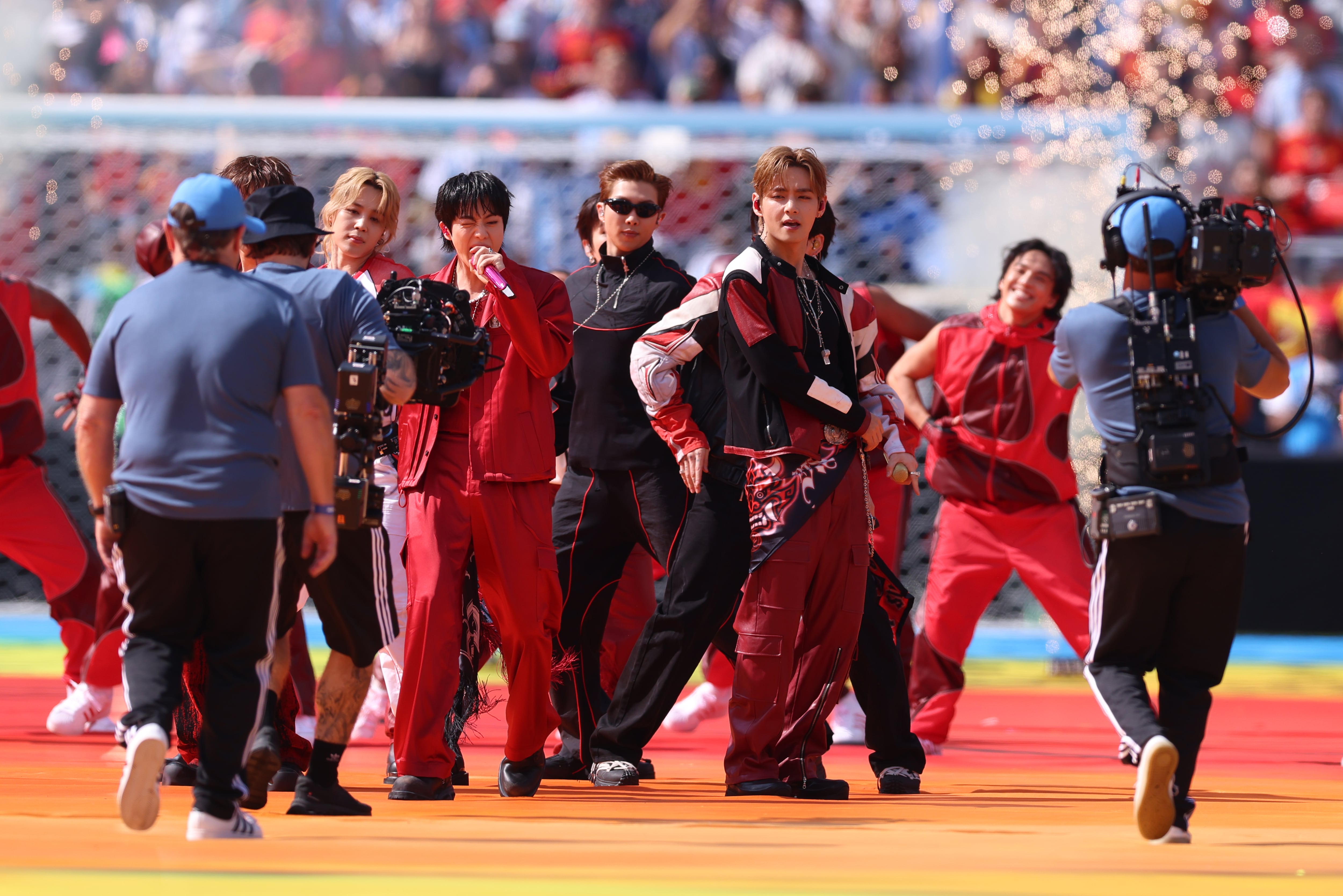 Créditos: BTS en el show de la final de la Copa Mundial de la FIFA 2026 - Getty Images