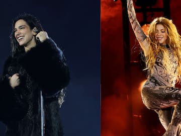El emotivo mensaje de Dua Lipa a Shakira después de cantar 'Antología' en su concierto en Bogotá