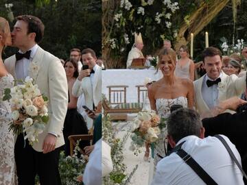 Entre lágrimas; así fue la mágica boda de Gabriela Tafur y Esteban Santos