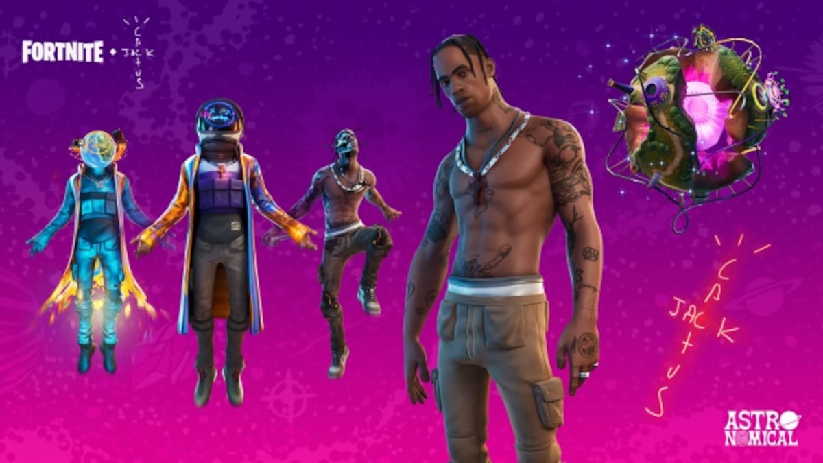 Travis Scott aterriza en Fortnite con Astronomical