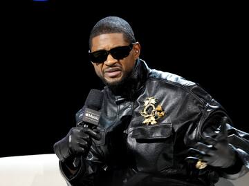 La inspiración de Usher para su actuación en la Super Bowl: Rihanna y unos patines